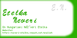 etelka neveri business card